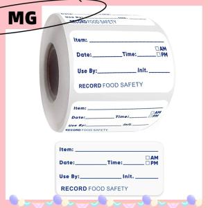 【Magical House】[ New Hot Fashion] 500pcs/roll Kitchen Sticker Refrigerator Freezer Food Storage Date Content Label