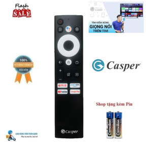 Remote Điều khiển TV Casper giọng nói- Hàng mới chính hãng theo máy 100% Tặng kèm Pin