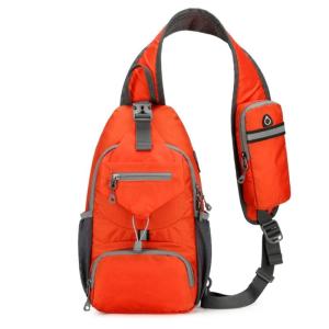 Mans Large Chest Pocket Sling Bag Backpacks Nylon Crossbody Bag Casual Daypacks Outdoor Shoulder Backpacks Chest Bag