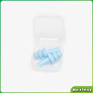 Nexlent Silicone Swimming Ear Plugs Earplugs Earbuds Hearing Protect Safety EarPlugs With Box