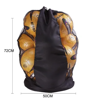 Basketball Bag Backpack Storage Bag Training Exercise Equipment Ball Bag Ball Backpack Football Single Shoulder Net Pocket Sports Bag