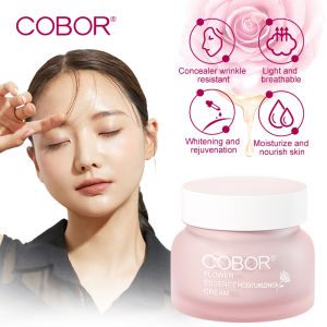 COBOR Flower Essence Moisturizing Cream Natural Whitening Concealer Deep Nourishment Long-lasting Anti-aging Resist Light Aging Harsh Environment Fades Wrinkles Firming and Lifting