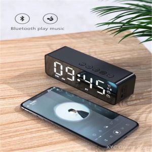 🎧【Ready stock】FREE Shipping+COD🎧 G50 Wireless Bluetooth Speaker with FM Mini Card Mirror Alarm Clock Audio Stall Receiving K Voice Prompt