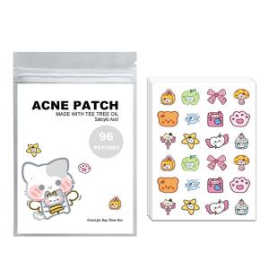 KT Miếng dán Hỗ trợ giảm mụn dễ thương dành cho nữ Nhãn dán chăm sóc da mụn trứng cá Bao da nhãn dán Hỗ trợ giảm mụn