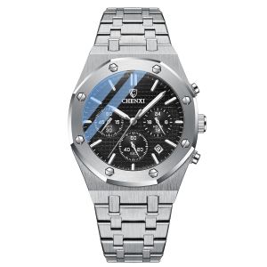 CHENXI Fashion Business For Mens Watches Top Luxury Brand Quartz Watch Men Stainless Steel Waterproof Wristwatch