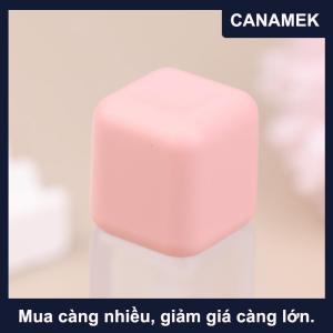 【CANAMEK】 1PCS 5ml Lip Gloss Ống bàn chải que chà vuông lỏng Son môi Ống chai bơm lại Lip Balm container mỹ phẩm bao bì DIY