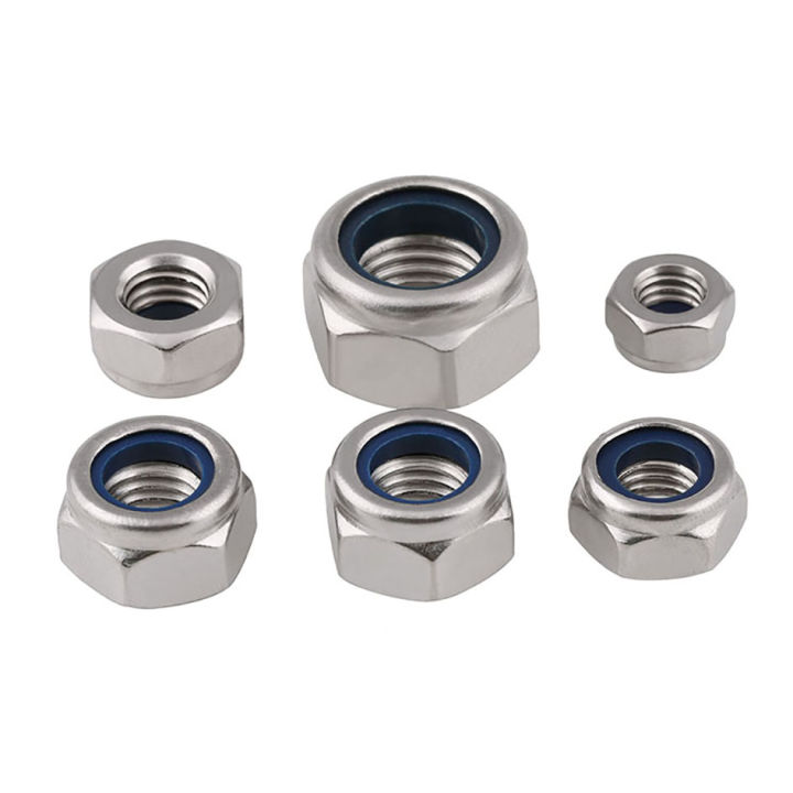 Stainless Steel Nylon Insert Lock Nuts – M4 To M24 Sizes Available
