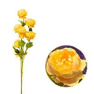 (6HEADS) TEA PEONY FLOWER Artificial Fake Plant Bouquet Plastic Wedding Decoration Props Plant Pelamin Peony Daisy