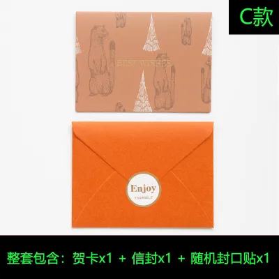 พร้อมส่ง มี24แบบ การ์ดอวยพรวันเกิด อย่างดี การ์ดขอบคุณ ลายดอกไม้ congratulations card สไตล์วินเทจ พร้อมซองกระดาษคราฟท์