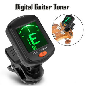 Professional Guitar Tuner Clip On RIXTON Micro Headstock Tuner - Tuner for Acoustic Guitar Electric Guitar Bass Guitar Mandolin Banjo Ukelele - Compact & Discrete