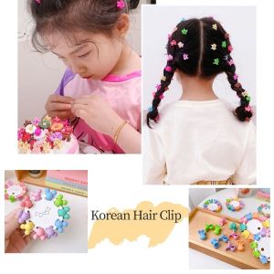 Set 10 Pcs Jepit Rambut Jedai Mini Warna Doff Lucu Jepitan Anak