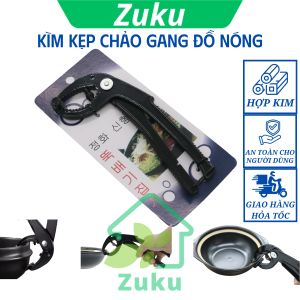 Kìm Kẹp Chảo Gang Chống Nóng Đa Năng Cao Cấp ZUKU