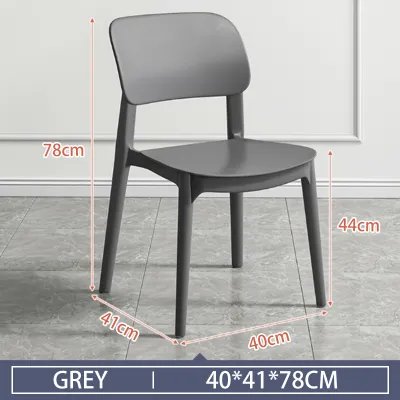 Aihome MALL Plastic chair PP material Dining chairs Small apartment modern style Home chair Living room chair Dining chair Furniture Coffee chair