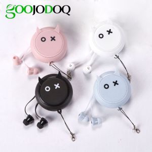 GOOJODOQ Để Lưu Trữ Ốp Lưng Tai Nghe Nhân Vật Tai Nghe Nhét Tai Mô Hình Hoạt Hình Dễ Thương Tai Nghe Quỷ Cô Gái