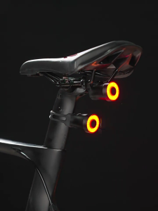 LED Bicycles Tail Lamp Mountain Bike Rear Light Brake Sensing Rear Light for Enhancing Night Cycling Safety