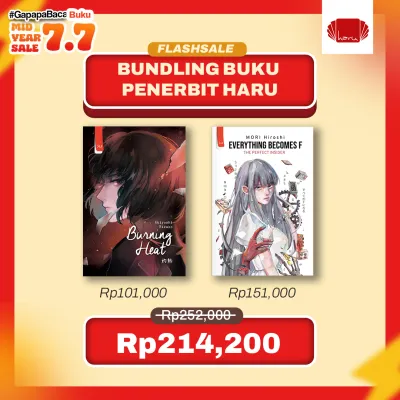 BUNDLING BUKU HARU - Everything Becomes F - Mori Hiroshi & Burning Heat - Akiyoshi Rikako