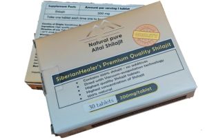 Premium Pure Shilajit Tablets.