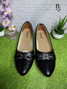 COD - Sepatu Wanita FlatShoes Balet Slip On Korea Sol Karet Variasi Ring Gold Size 37 - 40 New 2024