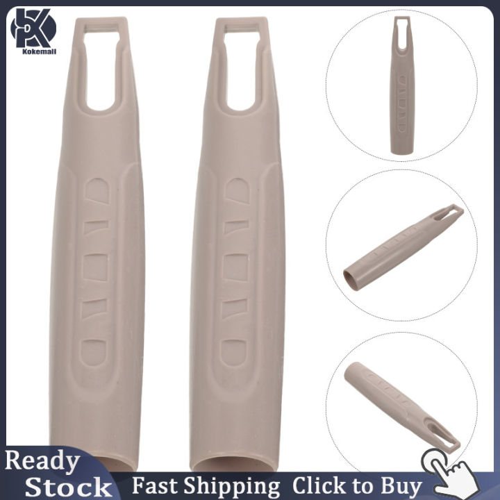 Kokemall 2 Pcs Broom Accessory Handle Floor Mop Threaded Tip