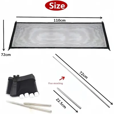 110x72/180x72CM Portable Foldable Adjustable Pet Magic Gate Baby Safety Door Gate Pet Dog Cat Fence Safe Guard Fences Stair Door Guard Gate For Kids Stairs Pet Fence Isolation Net Safety Net Dog Pet Isolation Net Safety Fence Portable Foldable Guard Tooly