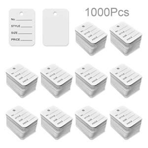 1000 Pcs Unstrung Marking Price Tags Kraft Paper Price Tags Merchandise Marking Tags Clothing Price Labels Easy to Use