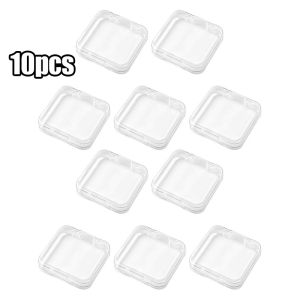 10pcs Acrylic Nail Storage Box Press On Nails Organizer Clear Nails Organizer