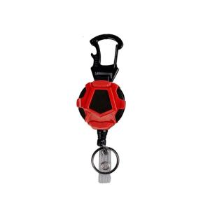Có thể thu vào Keychain Carabiner chủ dây thép Dây Khóa móc treo chìa khóa với 35.43inch dây có thể rút vào thép