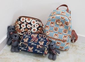 Tian Tian Winnie Bear TTWN Series Bag - Free Cuties Bear Keychain