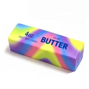 Squishy Butter Stick Fidget Toy Sticky Butter Stick Slow Rebound Stress Ball Squeeze Toy Anti-stress Sensory Toy for Adults