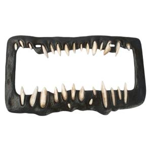 Sinh Vật Răng biển số xe Bao Gồm Răng Thiết Kế biển số xe Bao Gồm Phim Hoạt Hình Lấy Cảm hứng Phụ Kiện Xe Hơi Abs Tự Động Tấm Khung