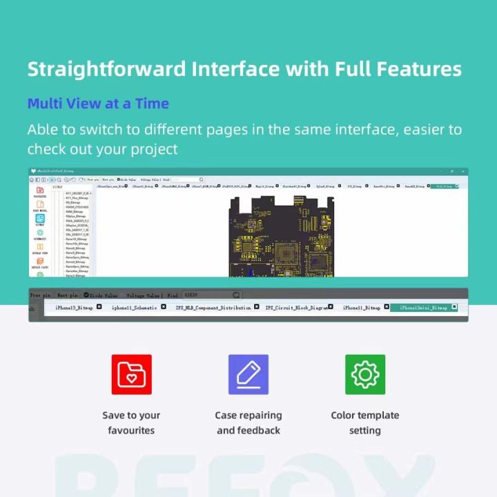 REFOX Schematic Diagram Block Diagram Bitmap Support 2000 Models For