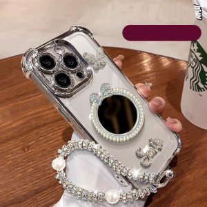 for Honor 200 400 90 70 50 Lite Smart X9C X7C Magic 6 7 Pro X9A X7B X9B Butterfly Transparent Phone Case Soft with Mirror