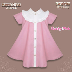 Hanna Dress - Baju Anak Perempuan Cantik Kasual Korean Style 1-8 Tahun 4410