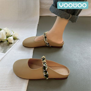 【Produk Diskon】 Sandal wanita / Slip-on / half slipper / sandal slop / sandal jalan / Sandal korea
