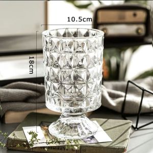 Bình hoa thủy tinh dạng ly lớn lọ hoa thủy tinh cao cấp sang trọng FELAA
