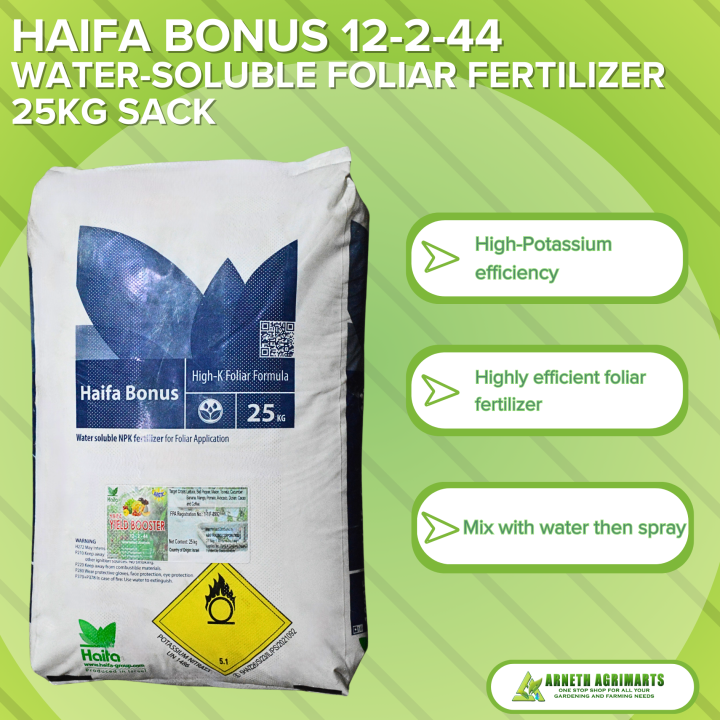 HAIFA BONUS WATER SOLUBLE FERTILIZER 25KG | Lazada PH