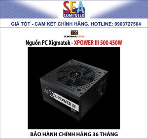 Nguồn PC Xigmatek - XPOWER III 500 450W - Bảo hành chính hãng 36 tháng