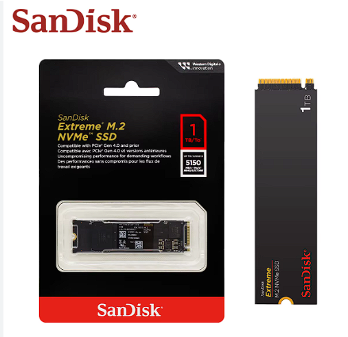 M Sandisk 1tb Ssd Plus SanDisk Plus Extreme NVMe SSD, (1TB ), (1TB