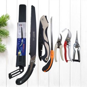 (FREESHIP) Combo 6 Món Làm Vườn Cây Cảnh Bonsai SK5 (Kéo Cắt Cành Tỉa Cành Cưa Barker Cưa Gập Cầm Tay Và Cưa Lách) - Dụng Cụ Nông Nghiệp GD Smart