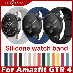 Dành Cho For Amazfit GTR 4 Dây Đeo Thể Thao Dây Đeo Silicon Dây Đồng Hồ Thông Minh For Amazfit GTR4 Dây Đeo Đồng Hồ Thông Minh Smartwatch Vòng Tay Watchstrap Phụ Kiện Dây Đeo Đồng Hồ Thay Thế
