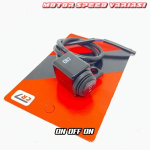 Saklar Lampu On Off Spion Besi Tombol 2 in1 Universal 1 Tombol