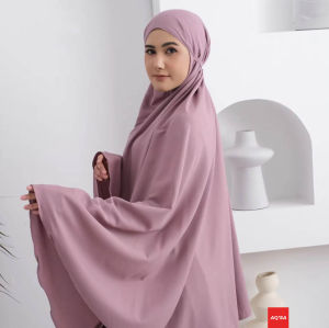 Mukena Traveling Mini Pouch 2in1 Dewasa Katun Mikro Jumbo Premium Terbaru