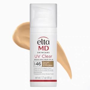 [NEW] elta md UV Clear Facial Tinted Sunscreen SPF 46 Oil Free Sunscreen with Zinc Oxide