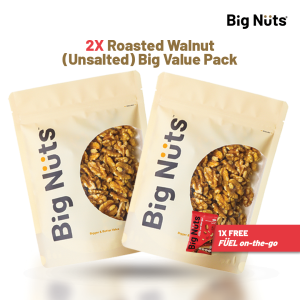 Big Nuts 2x Roasted Walnut Unsalted (500g) Big Value Pack