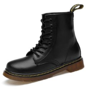2026 Men’s British-Style Chelsea Combat Boots | Mid-Calf Leather Work Shoes with Side Zipper | Wide Fit Non-Slip & Comfortable Footwear for Men