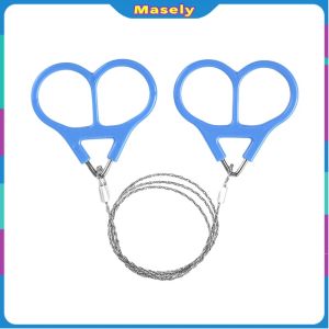 Masely 72cm Fretsaw Stainless Steel Hand Rope Chain Saw Camp Hike Outdoor hand Tool