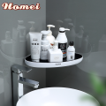 ECOCO Bathroom Accessories Bathroom Shelf Corner Bathroom Organizer Shelf Shampoo Cosmetic Storage Rack Wall Mounted Kitchen Household Items. 