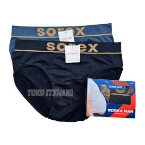 Celana Dalam Pria Jumbo Sorex Seamles 3808 Tanpa Jahitan | Cd Cowok Sorek Ukuran Besar