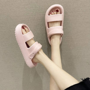 Free Shipping MenS Summer Sandals Suitable For Both Indoor And Outdoor Wear Stylish And Versatile For Driving With A Non-Slip Sole Thick Platform And Designed As Beach Slippers