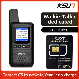 KSUN CT1PLUS  POC Global Radio Walkie Talkie Long Range 5000KM Communication Two Way Radios 4G Intercom